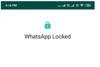 Whatsapp Fingerprint unlock