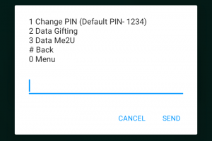 How to share Data on Airtel